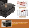 Merax Ecksofa mit Schlaffunktion, L-Form 3-Sitzer-Sofa mit Produktbild-Vorschau 6