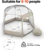 VEVOR Pop-up-Bubble-Zelt, 336x305x220 cm, transparentes Produktbild-Vorschau 8