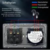 TAWOIA Touch Lichtschalter, EU Standard, 1 Fach Steckdose, Produktbild-Vorschau 3