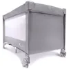 A grey travel crib is shown against a white background. Podgląd zdjęcia produktu