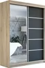 Schwebetürenschrank Kleiderschrank GAP 120 cm Schrank Produktbild-Vorschau 2