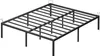 VOUNOT® Bettgestell 160x200 cm Metallbett mit Lattenrost Produktbild-Vorschau 2