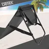 DETEX® Set de 2 Tapis de plage Anthracite 158x56 cm transat Voir les images du produit 2
