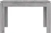 vidaXL Jedálenský stôl Grey Sonoma 120x60x76 cm Drevo Náhľad obrázku produktu 4