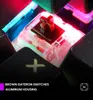 A close-up shot of a mechanical keyboard switch with RGB lighting. Produktbild-Vorschau