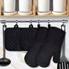 4er Set Ofenhandschuhe 300°C Topflappen & Rutschfeste Produktbild-Vorschau 5