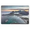 MuchoWow® Mauspad Mousepad Fjorde bei Sonnenaufgang in Produktbild-Vorschau 1