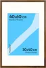 FRAMAI® Bilderrahmen 40x60 cm in Braun – mit Passepartout – Produktbild-Vorschau 2