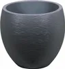 Vaso per piante EDA Graphit Circular Plastic Grigio scuro Anteprima dell’immagine prodotto 1