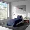 2-tlg Renforcé UNI Bettwäsche 135x200 + 80x80 cm Kopfkissen Produktbild-Vorschau 3