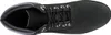 A top-down view of a black Timberland boot. Voir les images du produit
