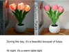 Tulpenlampe, künstliche Blumenlampe, Tischlampe, Produktbild-Vorschau 3