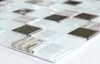 Mosaikfliese selbstklebend Transluzent Stein Edelstahl weiß Produktbild-Vorschau 4