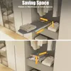 Schrank-Einbau-Bügelbrett - Ausziehbar - 180° drehbar - Produktbild-Vorschau 6