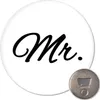 Huuraa Magnet Mr. Schriftzug 59mm Kühlschrankmagnet rund Produktbild-Vorschau 1