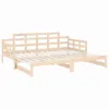 Výsuvná postel masivní borovice 2x (80 x 200) cm Náhled obrázku produktu 8