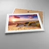 Gerahmtes Poster - Weißer Rahmen - Meer Strand Düne - 70x50 Produktbild-Vorschau 3