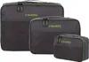 Three packing cubes of different sizes are displayed against a white background. Produktbild-Vorschau