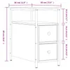 vidaXL Table de nuit chêne Sonoma 30x60x60 cm bois Voir les images du produit 8