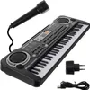 Keyboard Leichtes tragbares Digital Piano Schwarz 61 Tasten Produktbild-Vorschau 11