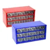 Two storage cabinets with clear drawers are shown against a white background. Anteprima dell’immagine prodotto