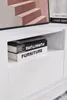 Merax Lowboard Weiß TV-Schrank mit 1 Schublade, 4 Klappen Produktbild-Vorschau 5