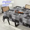 Tischdecke Wachstuch Premium Ornamente Grau Robust Produktbild-Vorschau 2