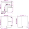 vidaXL Armoire basse d'angle Lyon chêne Sonoma Voir les images du produit 8