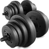 TREX SPORT Hantelset Kurzhanteln verstellbar 2er Set 2x20kg Produktbild-Vorschau 1