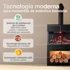 KAMINIO Chimenea eléctrica HENRI con conducto de chimenea: Vista previa de la imagen del producto 3