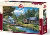 ART PUZZLE Puzzle Dva vodopády 2000 dílků Náhled obrázku produktu 2