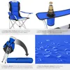 Chaise pliante avec rembourrage - bleu, Lot de 2 Voir les images du produit 5