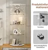 UnboxG 5-eckige Standvitrine mit LED-Beleuchtung Produktbild-Vorschau 8