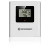 A white digital thermo-hygrometer with a black display screen. Produktbild-Vorschau