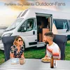 ELONEO Campingstuhl faltbar mit abnehmbarer Beinauflage, Produktbild-Vorschau 2