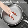 Bratpfannenset, Induktionsherd-Bratpfanne, 28 cm, geeignet Produktbild-Vorschau 6