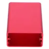 A red aluminum enclosure for electronic projects. Náhled obrázku produktu