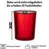 12er Set Teelichthalter Weihnachten Glas Windlicht Produktbild-Vorschau 2