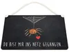 Mr. & Mrs. Panda Wandbild Holz Spinne Agathe Liebe DIN A5 - Produktbild-Vorschau 3