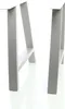 Wiltec set di 2 gambe per tavolo in acciaio 70x72cm grigio Anteprima dell’immagine prodotto 5