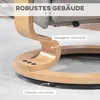 HOMCOM Relaxsessel mit Hocker Drehbar Fernsehsessel mit Produktbild-Vorschau 8