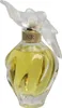 A perfume bottle with a clear, sculpted cap. Voir les images du produit