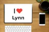 MuchoWow® Laptop Aufkleber Sticker Cover Ich liebe - Lynn - Produktbild-Vorschau 2