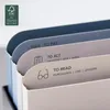 A close-up view of a document organizer with different sections labeled. Produktbild-Vorschau