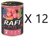 Rafi Nassfutter für Junghunde mit Kalbfleisch Dose Set 12 x Produktbild-Vorschau 2