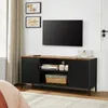 SONGMICS Nízký TV stolek, se 3 policemi, délka 120 cm, Náhled obrázku produktu 2