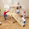 Drabinka wspinaczkowa COSTWAY, 8 w 1, huśtawka, siatka Podgląd zdjęcia produktu 2