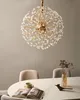 BELIANI Lustr mosazný kov sklo ⌀ 60 cm závěsná lampa Náhled obrázku produktu 4