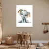 Leinwand Bilder 60x80 cm - Kinder Tiere - Elefant, Bilder, Produktbild-Vorschau 2