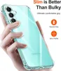 A hand holding a transparent phone case. Produktbild-Vorschau
